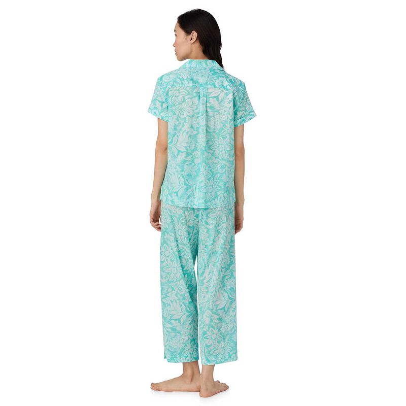 Lauren Ralph Lauren Cotton Lawn S/S Notch Collar Pajama Set image number 1